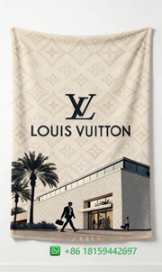 Louis Vuitton Throw Blankets